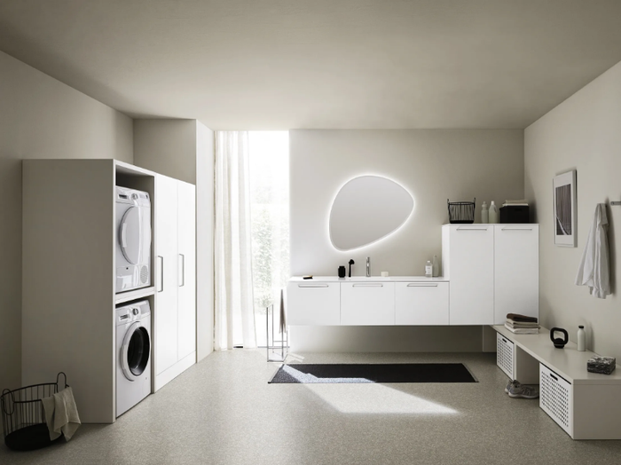 BOLLE 04 - Laundry room cabinet with hinged doors _ Arbi Arredobagno